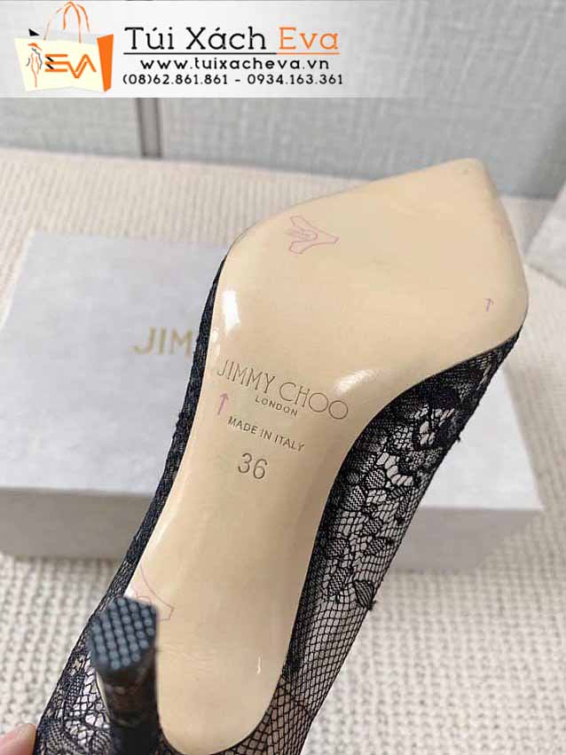 Giày Jimmy Choo Siêu Cấp Màu Đen Đẹp.