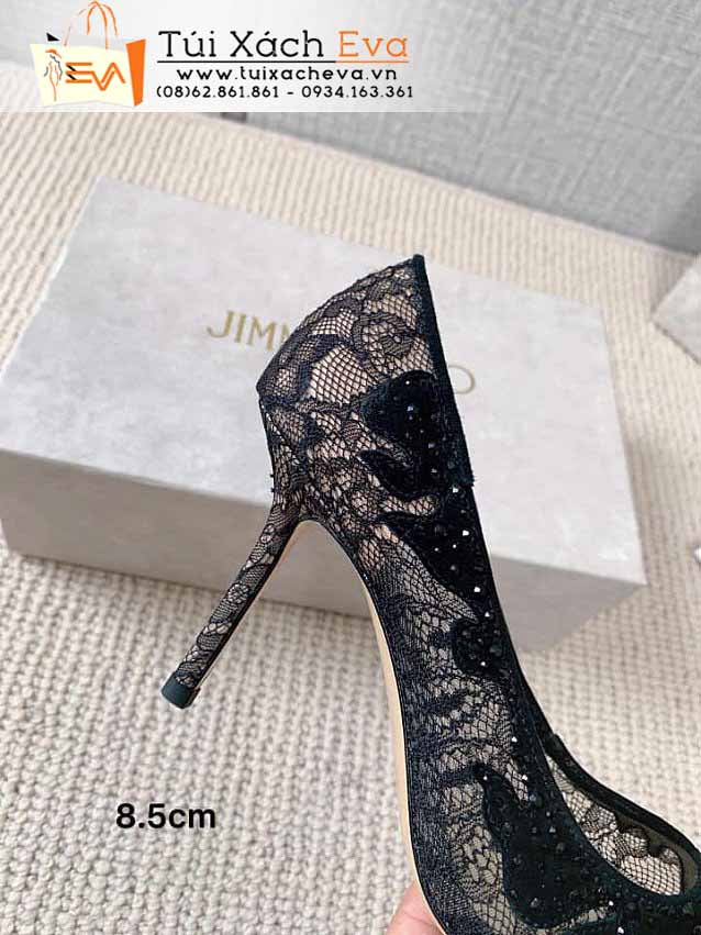 Giày Jimmy Choo Siêu Cấp Màu Đen Đẹp.