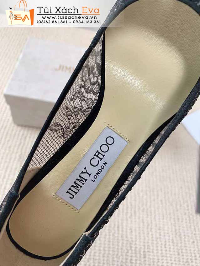 Giày Jimmy Choo Siêu Cấp Màu Đen Đẹp.