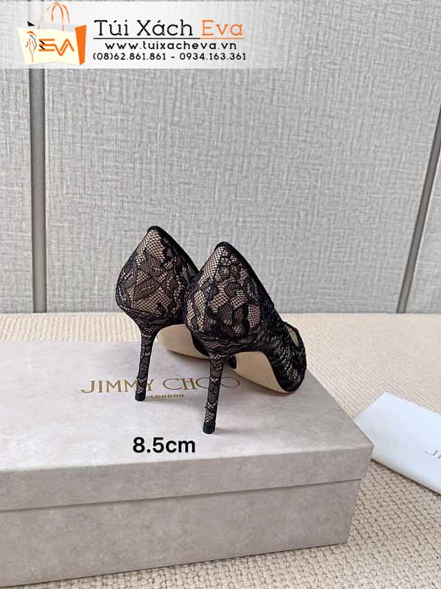 Giày Jimmy Choo Siêu Cấp Màu Đen Đẹp.