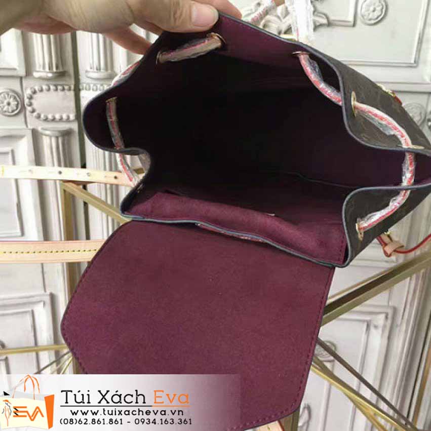 Balo LV Montsouris Bag Siêu Cấp Màu Nâu Đep M43431.