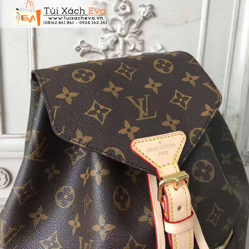 Balo LV Montsouris Bag Siêu Cấp Màu Nâu Đep M43431.