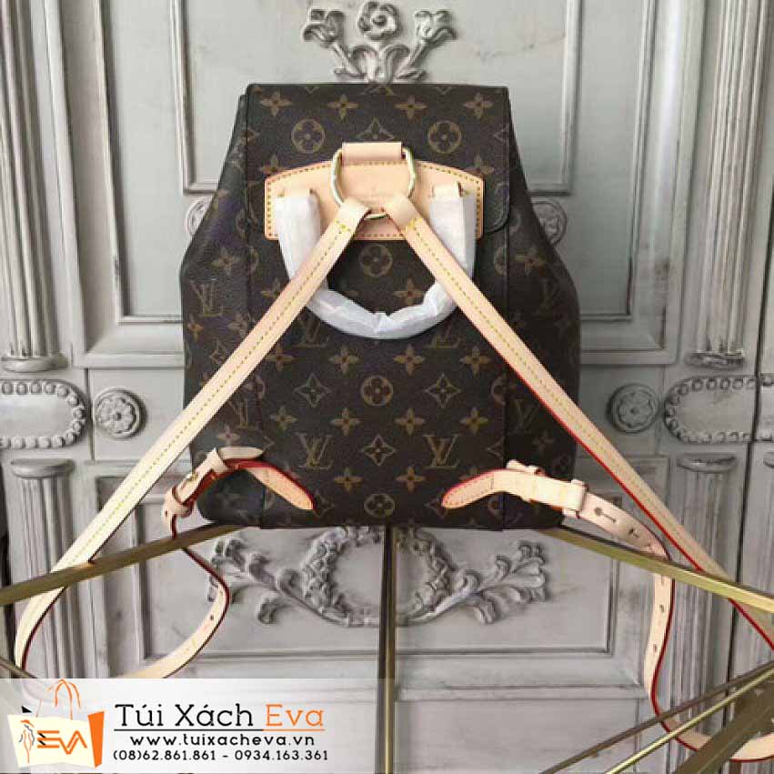 Balo LV Montsouris Bag Siêu Cấp Màu Nâu Đep M43431.