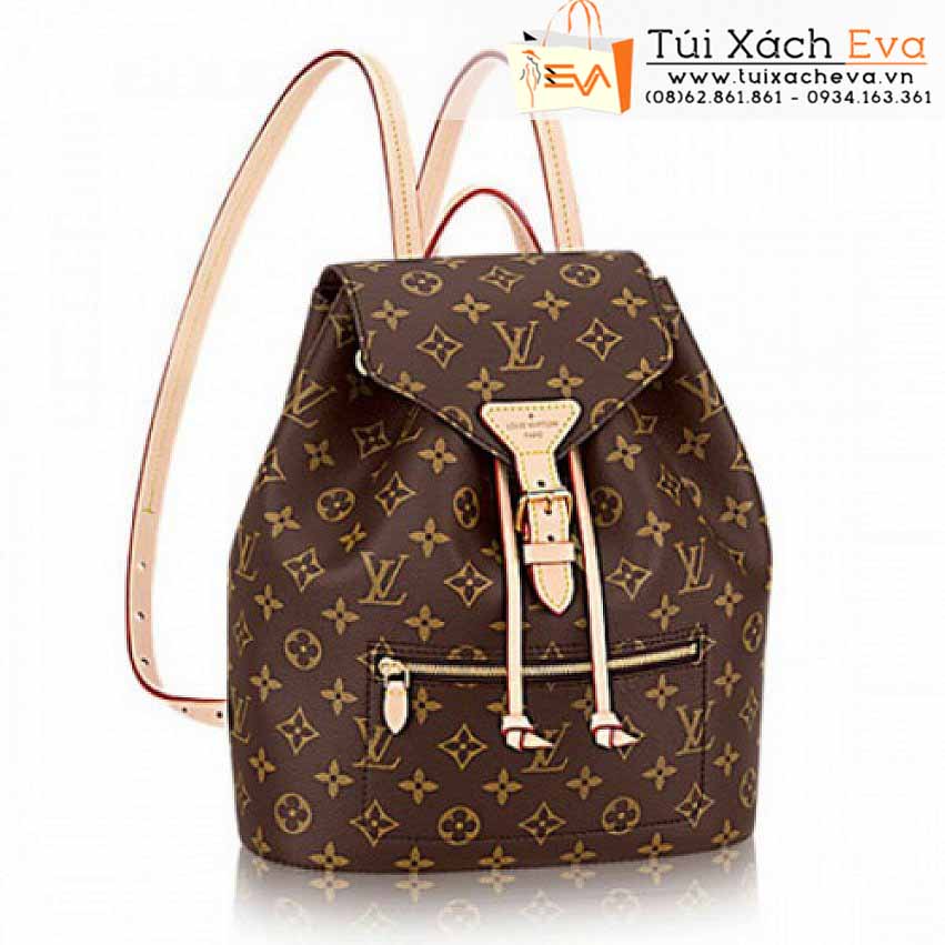 Balo LV Montsouris Bag Siêu Cấp Màu Nâu Đep M43431.