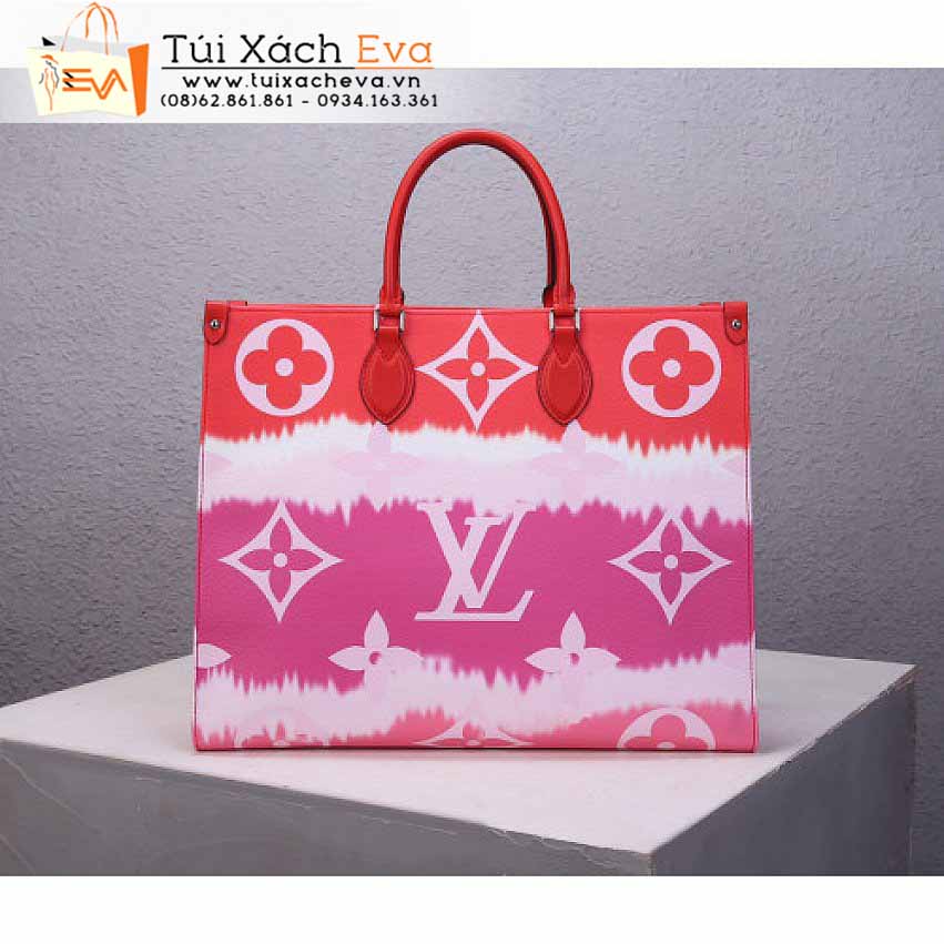Túi Xách Lv Onthego Bag Siêu Cấp Màu Hồng Đẹp M45122.
