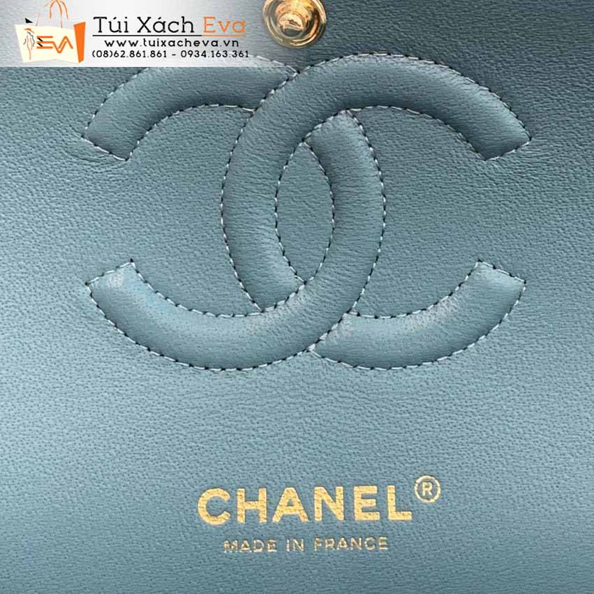 Túi Xách Chanel Classic Flap Bag Siêu Cấp Màu Xanh Đẹp.