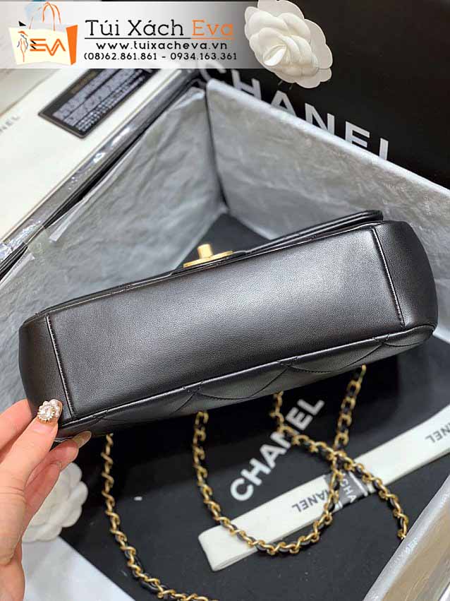 Túi Xách Chanel Lambskin Double Flap Bag Siêu Cấp Màu Đen Đẹp.