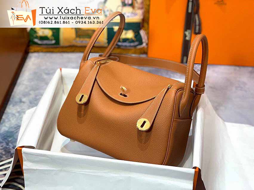 Túi Xách Hermes Lindy Bag Siêu Cấp Màu Nâu Đẹp M0102.