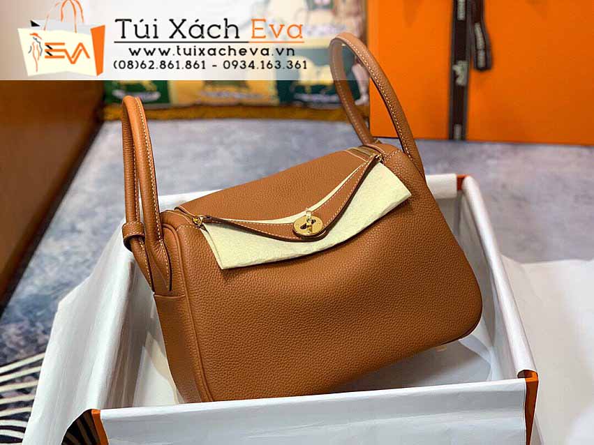 Túi Xách Hermes Lindy Bag Siêu Cấp Màu Nâu Đẹp M0102.