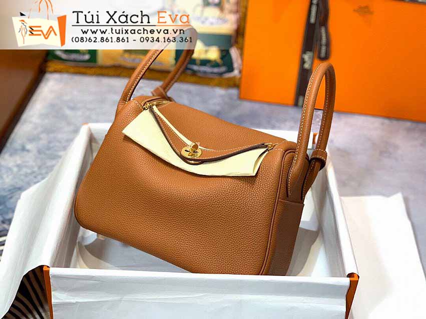 Túi Xách Hermes Lindy Bag Siêu Cấp Màu Nâu Đẹp M0102.