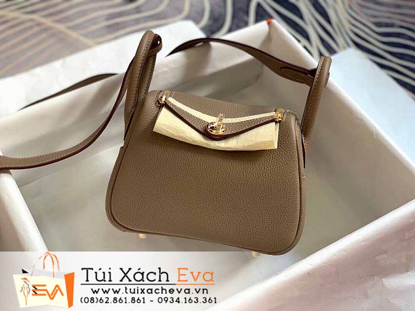 Túi Xách Hermes Lindy Mini Bag Siêu Cấp Màu Kem Đẹp.