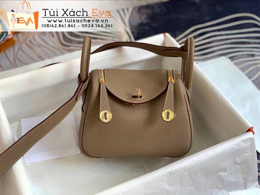 Túi Xách Hermes Lindy Mini Bag Siêu Cấp Màu Kem Đẹp.