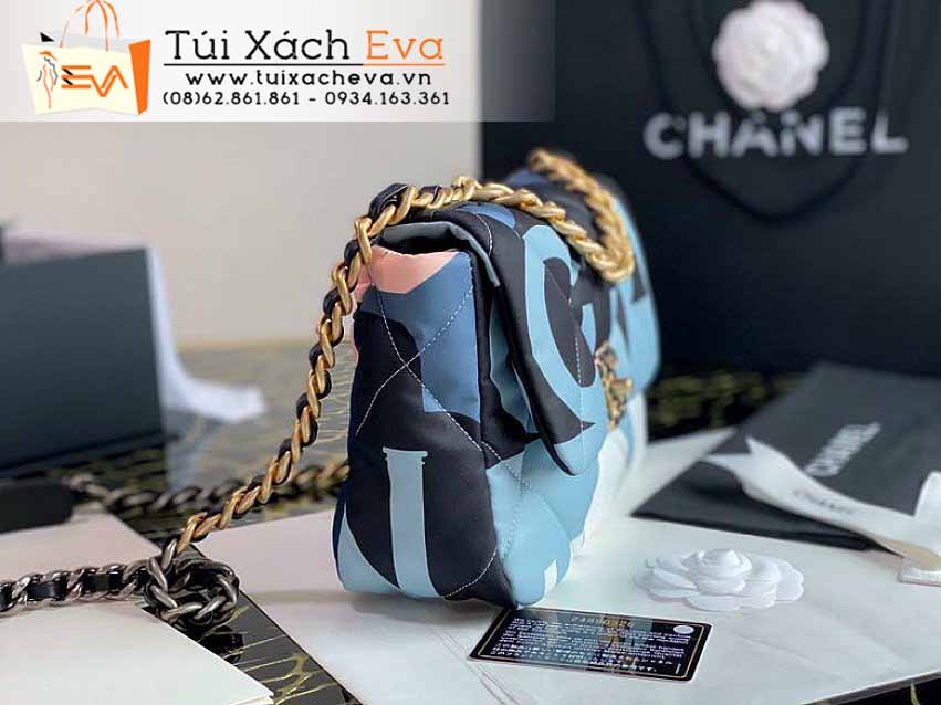 Túi Xách Chanel 19 Bag Siêu Cấp Màu Xanh Đẹp.