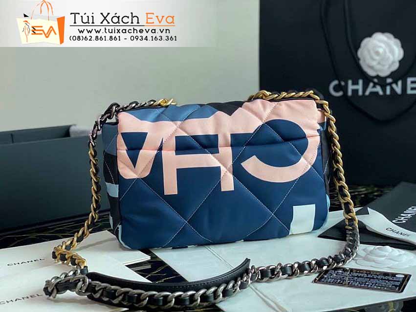 Túi Xách Chanel 19 Bag Siêu Cấp Màu Xanh Đẹp.