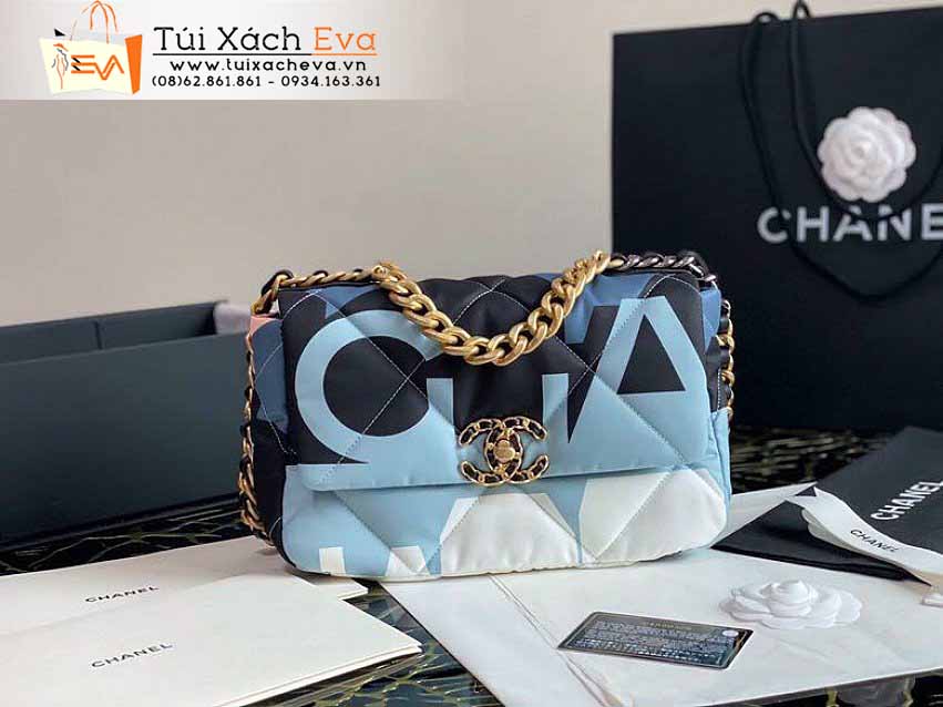 Túi Xách Chanel 19 Bag Siêu Cấp Màu Xanh Đẹp.