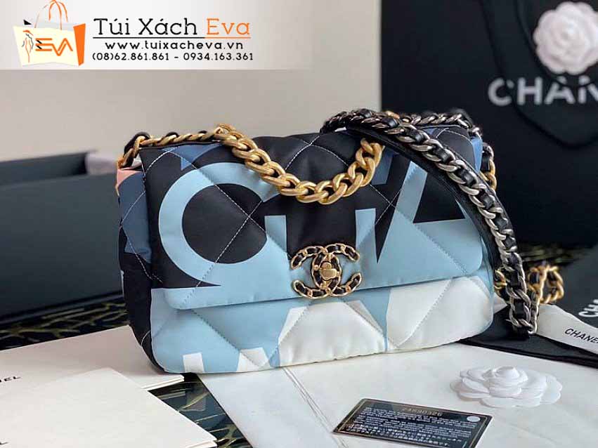 Túi Xách Chanel 19 Bag Siêu Cấp Màu Xanh Đẹp.