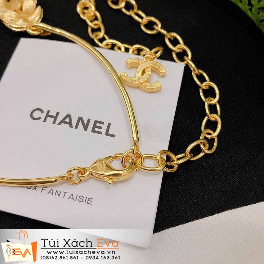 Vóng Cổ Chanel Siêu Cấp Màu Vàng Đẹp.