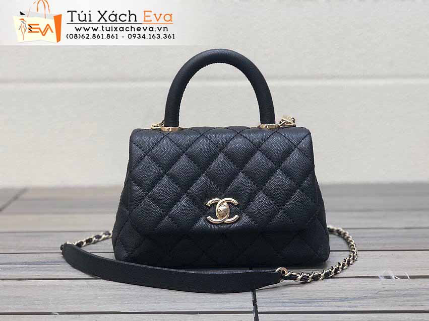 Túi Xách Chanel CocoHanlde Bag Siêu Cấp Màu Đen Đẹp.