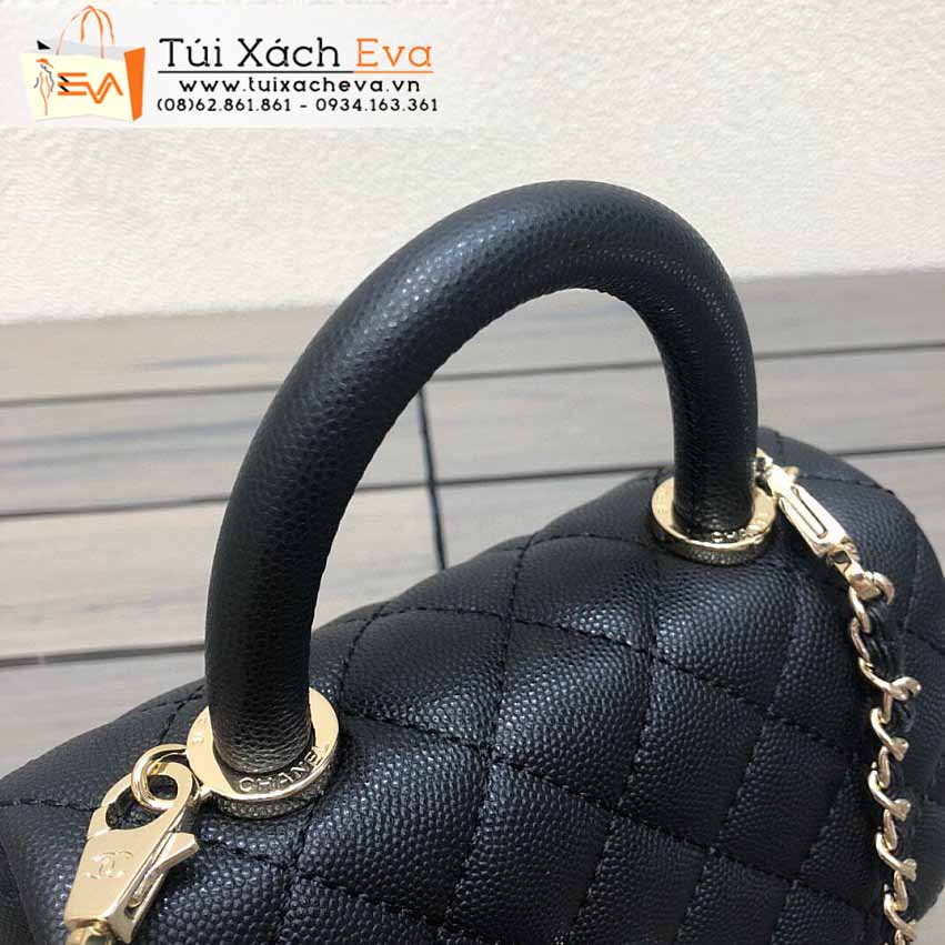 Túi Xách Chanel CocoHanlde Bag Siêu Cấp Màu Đen Đẹp.