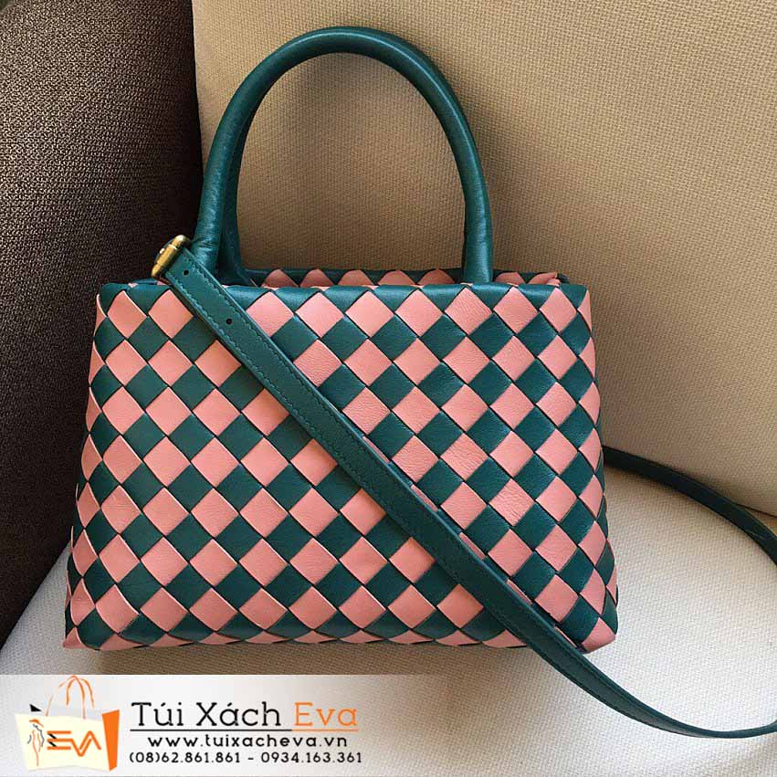 Túi Xách Bottega Veneta Bag Siêu Cấp Màu Cam Sọc Đen Đẹp.