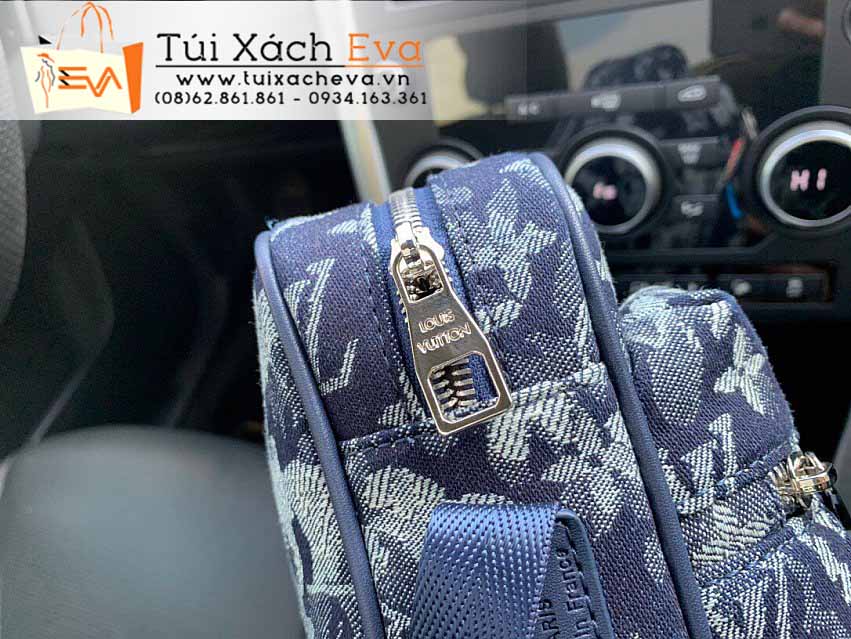 Túi Xách LV Monogram Tapestry Bag Siêu Cấp Màu Xanh Đẹp.