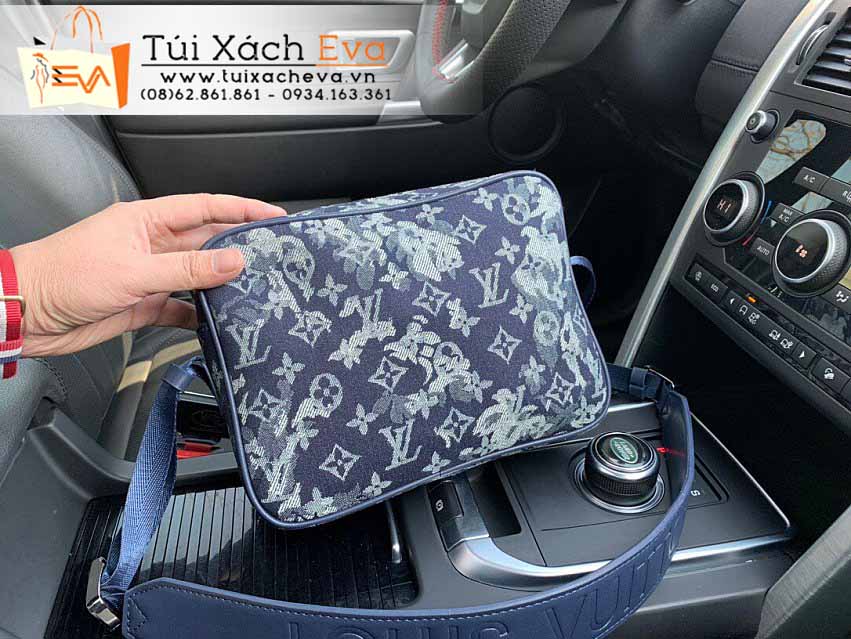 Túi Xách LV Monogram Tapestry Bag Siêu Cấp Màu Xanh Đẹp.