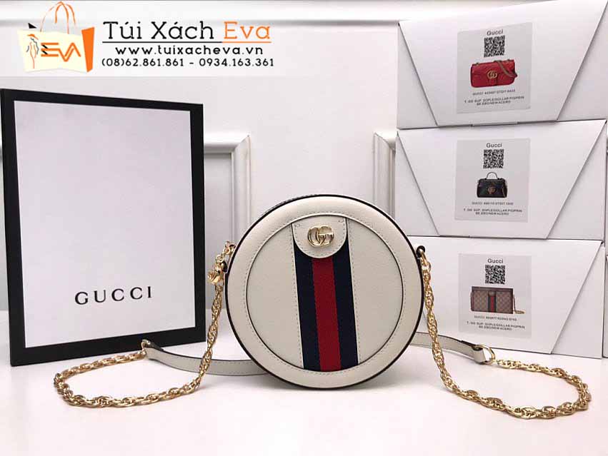 Túi Xách Gucci Ophida Bag Siêu Cấp Màu Trắng Đẹp M550618.