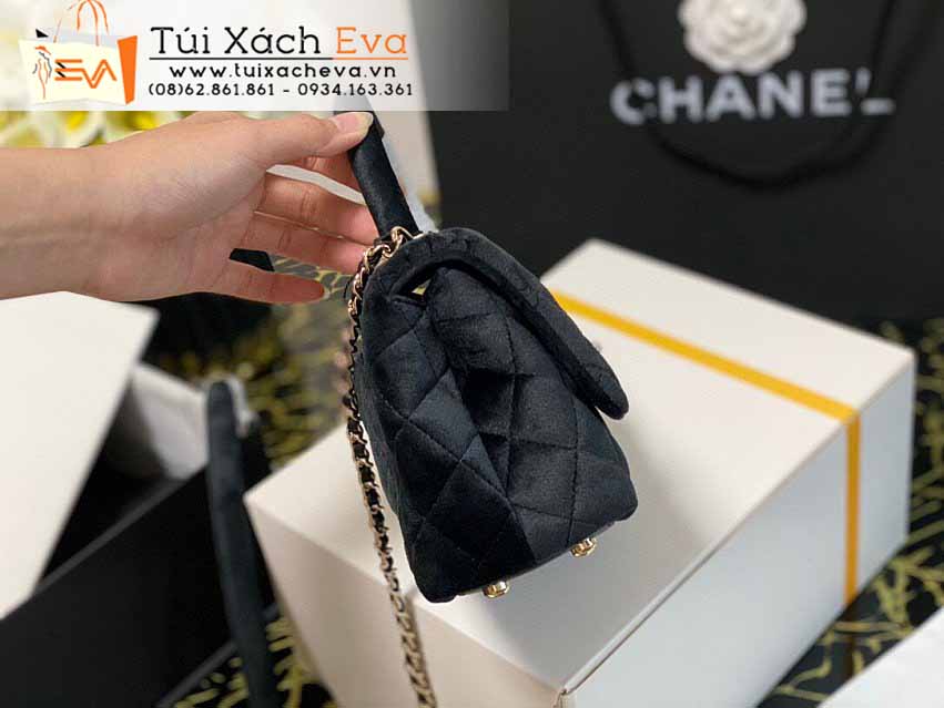 Túi Xách Chanel CocoHanlde Mini Bag Siêu Cấp Màu Đen Đẹp.