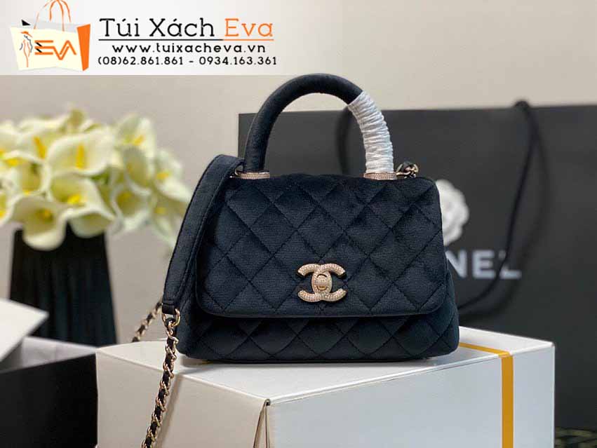 Túi Xách Chanel CocoHanlde Mini Bag Siêu Cấp Màu Đen Đẹp.