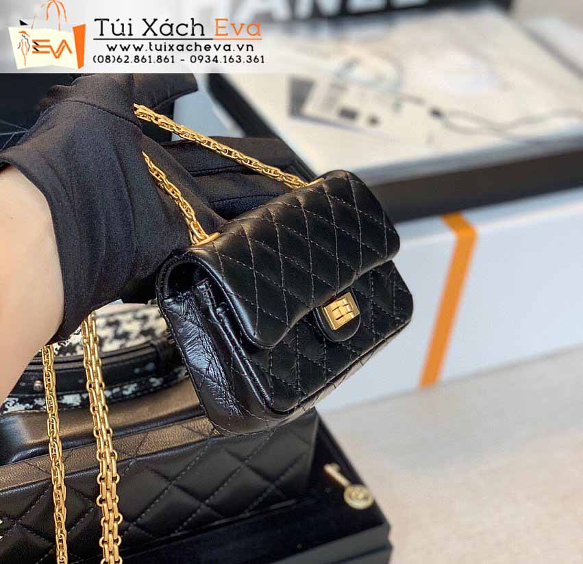 Túi Xách Chanel Classic Flap Mini Bag Siêu Cấp Màu Đen Đẹp.