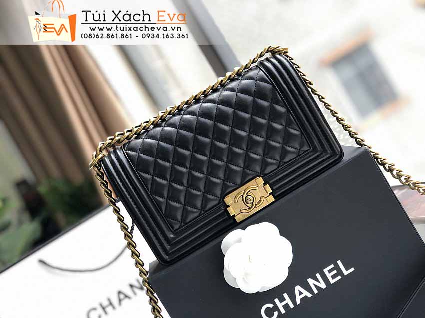 Túi Xách Chanel Boy Siêu Cấp Màu Đen Đẹp M67086.