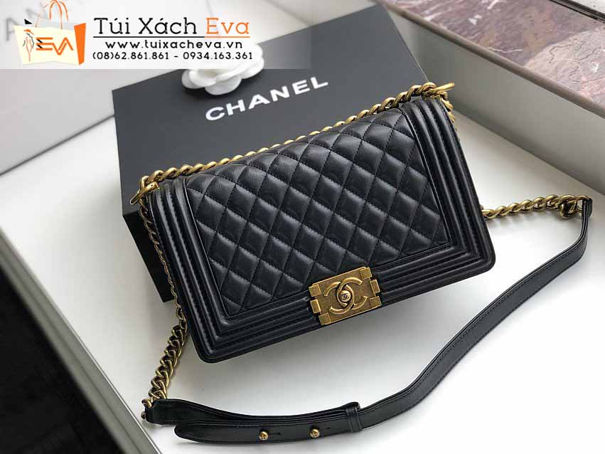 Túi Xách Chanel Boy Siêu Cấp Màu Đen Đẹp M67086.