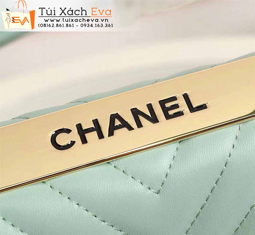 Túi Xách Chanel Trendy Bag Super Màu Xanh Đẹp.