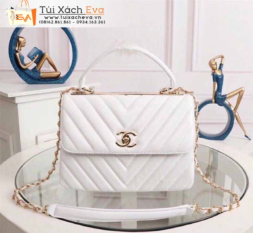 Túi Xách Chanel Trendy Bag Super Màu Trắng Đẹp.