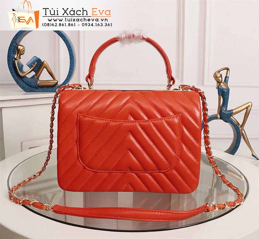 Túi Xách Chanel Trendy Bag Super Màu Cam Đẹp.