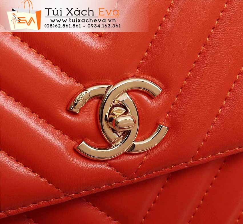 Túi Xách Chanel Trendy Bag Super Màu Cam Đẹp.