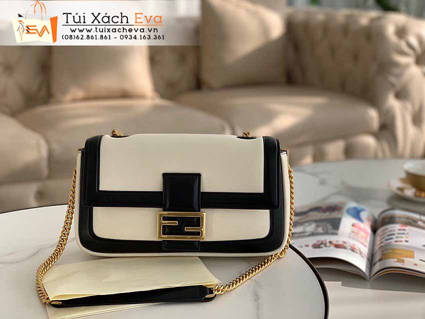 Túi Xách Fendi Baguette Bag Siêu Cấp Màu Trắng Đẹp M8836.