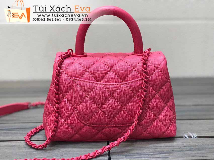 Túi Xách Chanel CocoHandle Mini Bag Siêu Cấp Màu Hồng Đẹp M2215.