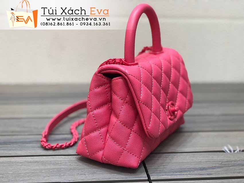 Túi Xách Chanel CocoHandle Mini Bag Siêu Cấp Màu Hồng Đẹp M2215.