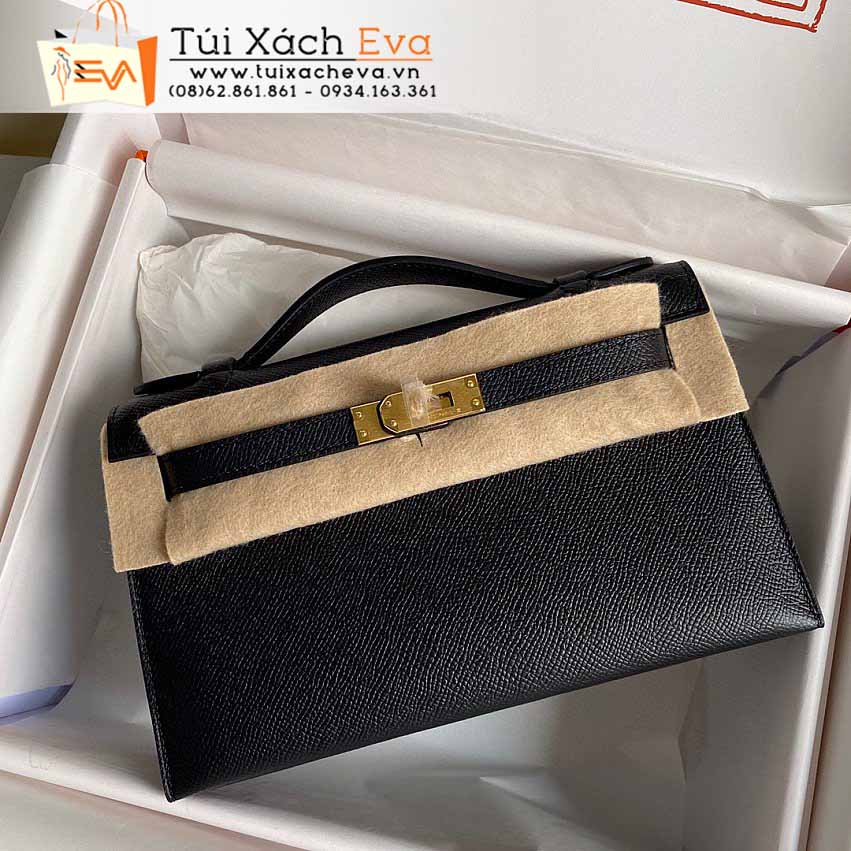 Túi Xách Hermes Mini Kelly Bag Siêu Cấp Màu Đen Đẹp.