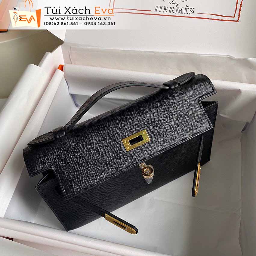 Túi Xách Hermes Mini Kelly Bag Siêu Cấp Màu Đen Đẹp.