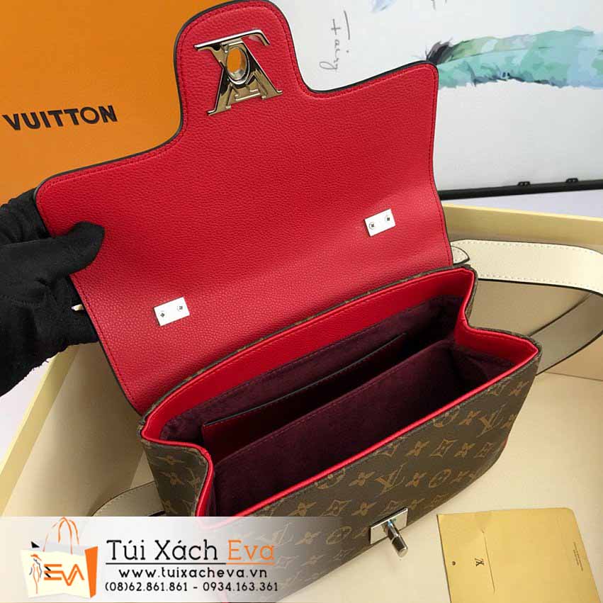 Túi Xách LV Bag Siêu Cấp Màu Nâu Phối Đỏ Đẹp M38415.