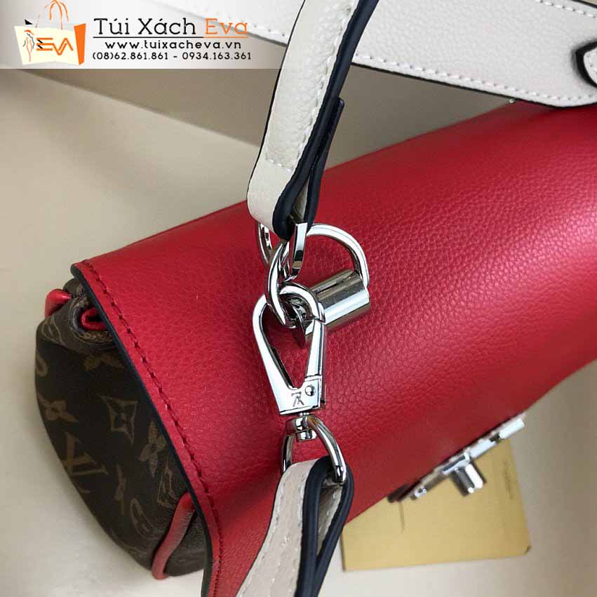 Túi Xách LV Bag Siêu Cấp Màu Nâu Phối Đỏ Đẹp M38415.