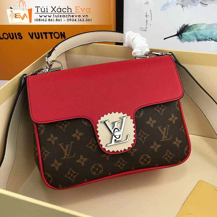 Túi Xách LV Bag Siêu Cấp Màu Nâu Phối Đỏ Đẹp M38415.