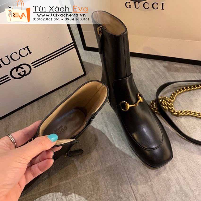 Giày Gucci Jordaan Siêu Cấp Màu Đen Đẹp.