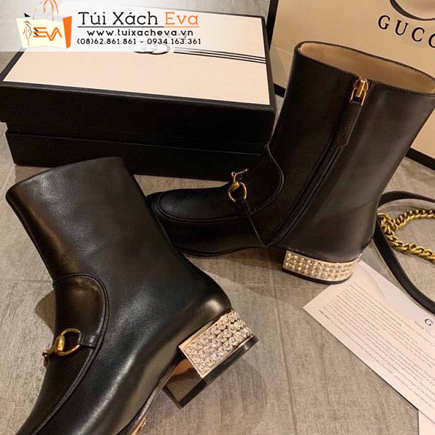 Giày Gucci Jordaan Siêu Cấp Màu Đen Đẹp.