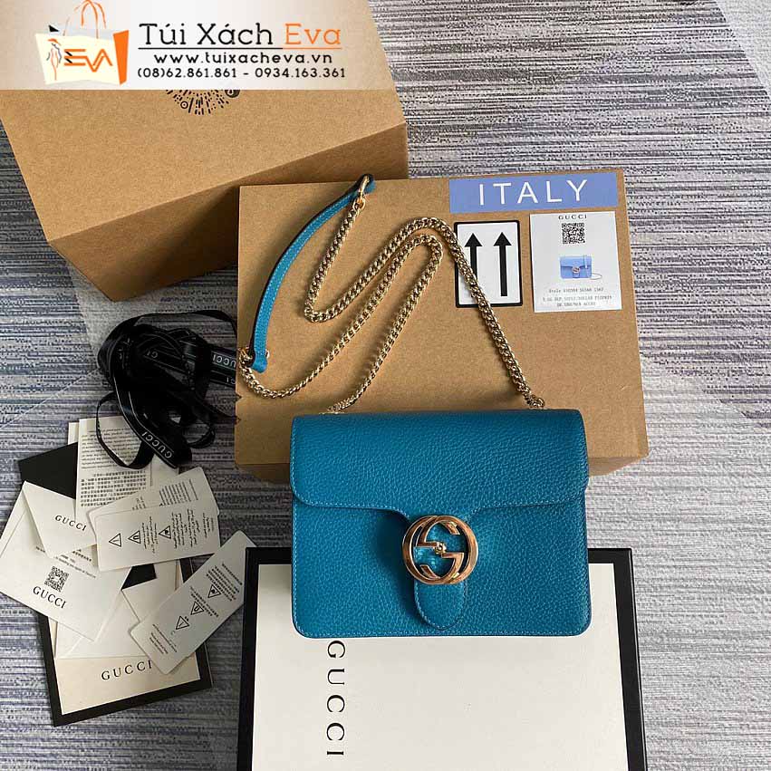 Túi Xách Gucci Bag Siêu Cấp Màu Xanh Đẹp M510304.