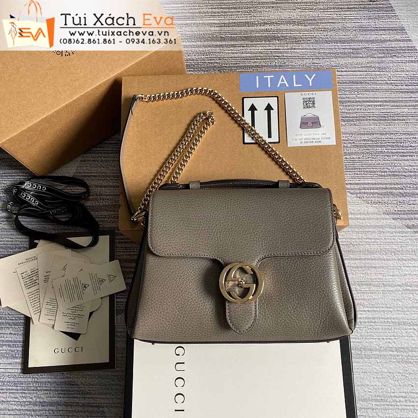 Túi Xách Gucci Bag Siêu Cấp Màu Xám Đẹp M510302.