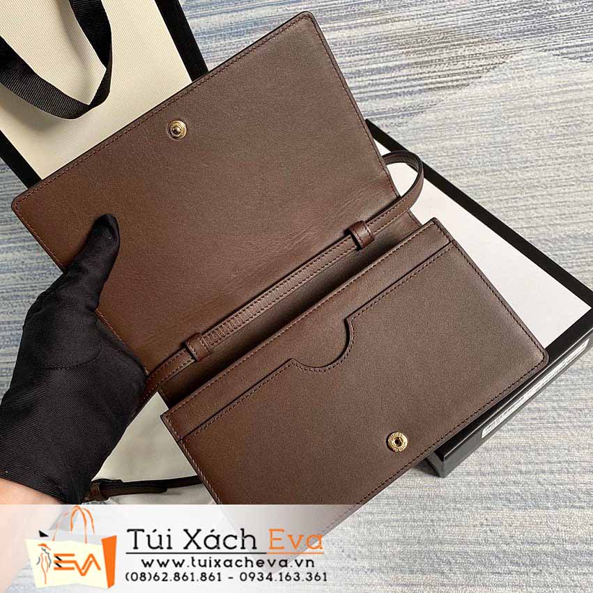 Túi Xách Gucci Vintage Bag Siêu Cấp Màu Nâu Phối Đỏ Xanh Đẹp M409439.