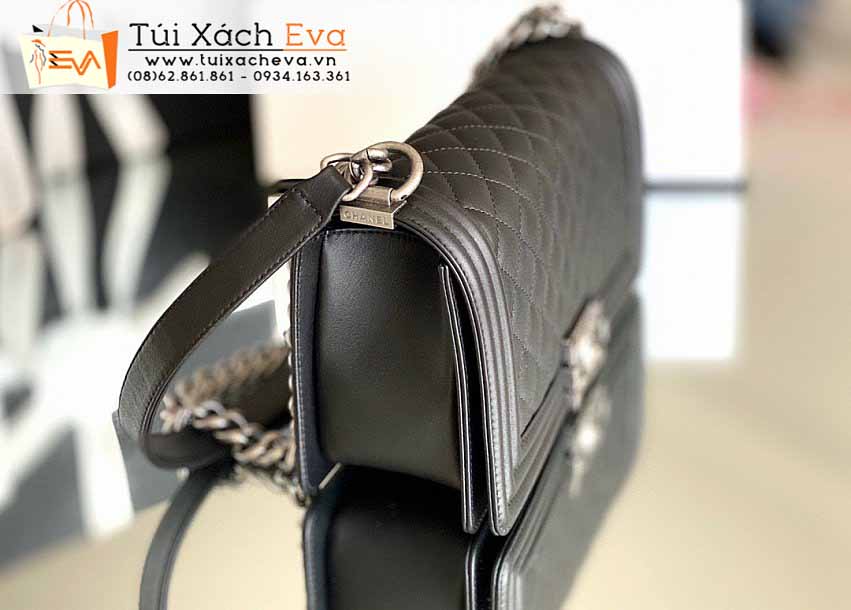 Túi Xách Chanel Leboy Bag Siêu Cấp Màu Đen Đẹp,